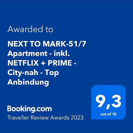 Next To Mark-51/7 Apartment - Inkl. Netflix + Prime - City-Nah - Top Anbindung Bochum Eksteriør bilde